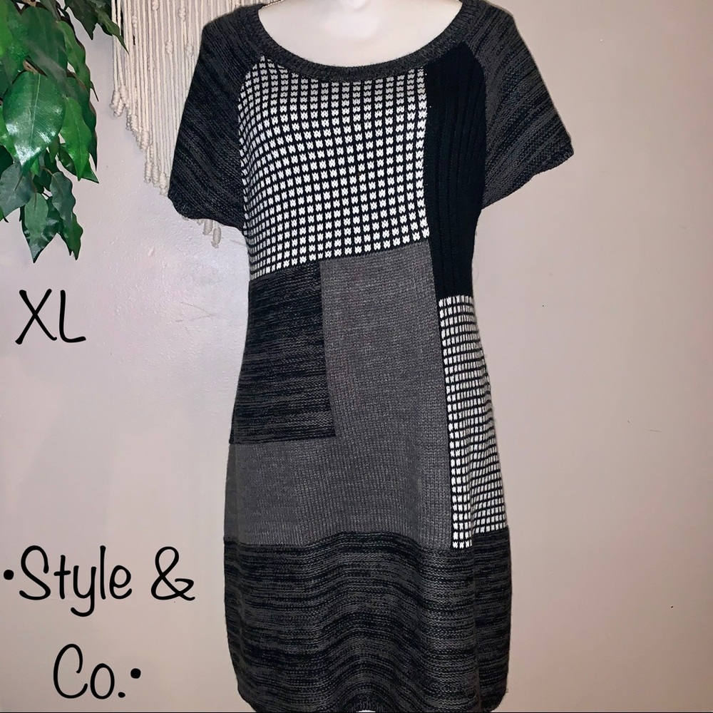 Style & Co. Pullover Sweater Dress, Size XL